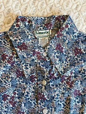 1970s VTG Limerix By Huck-A-Poo Floral Shirt